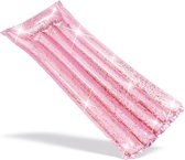 Intex Luchtbed Glitter Meisjes/dames Vinyl 170 Cm Roze