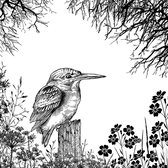 Dawn Hideaway Unmounted Rubber Stamp (CI-552)