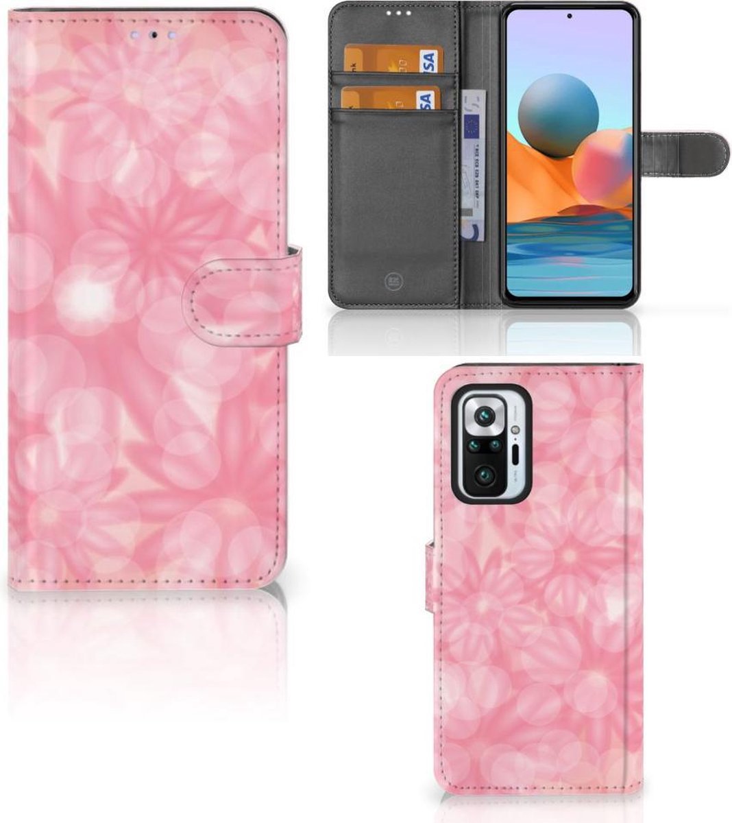Xiaomi Redmi Note 10 Pro Hoesje Spring Flowers
