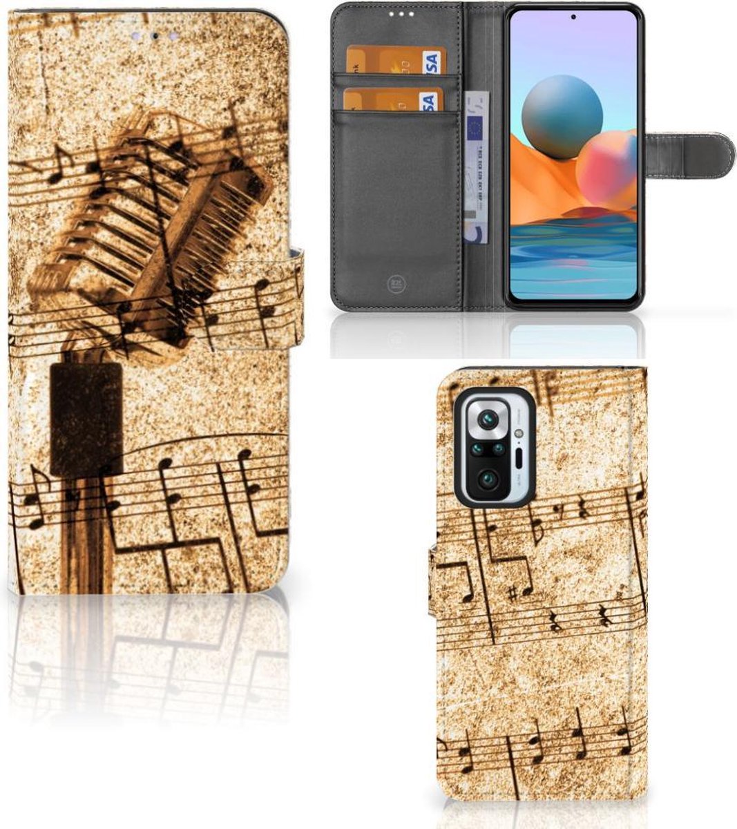 Xiaomi Redmi Note 10 Pro Telefoonhoesje met foto Bladmuziek