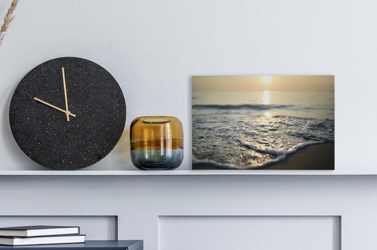 Peintures sur toile Mer - Soleil - Plage - 30x20 cm - Décoration murale