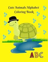 Cute Animals Alphabet Coloring Book: Best Coloring Book with Letters and Animals for youngsters