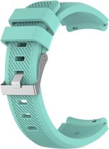 Strap-it Siliconen horlogeband 20mm - universeel - aqua