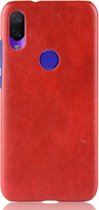 Xiaomi Redmi 7 Hoesje - Mobigear - Excellent Serie - Hard Kunststof Backcover - Rood - Hoesje Geschikt Voor Xiaomi Redmi 7