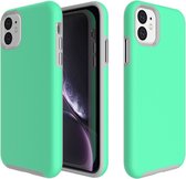 Apple iPhone 11 Hoesje - Mobigear - Antislip Serie - Hard Kunststof Backcover - Turquoise - Hoesje Geschikt Voor Apple iPhone 11
