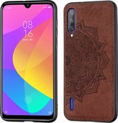 Xiaomi Mi A3 Hoesje - Mobigear - Mandala Serie - Hard Kunststof Backcover - Bruin - Hoesje Geschikt Voor Xiaomi Mi A3