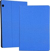 Huawei MediaPad T5 10.1 Hoes - Mobigear - Folio 2 Serie - Kunstlederen Bookcase - Blauw - Hoes Geschikt Voor Huawei MediaPad T5 10.1