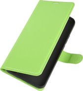 Xiaomi Redmi 9 Hoesje - Mobigear - Classic Serie - Kunstlederen Bookcase - Groen - Hoesje Geschikt Voor Xiaomi Redmi 9