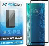Mobigear Curved Gehard Glas Ultra-Clear Screenprotector voor Motorola Edge (2020) - Zwart