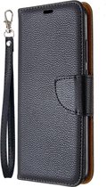 Huawei P40 Lite E Hoesje - Mobigear - Excellent Serie - Kunstlederen Bookcase - Zwart - Hoesje Geschikt Voor Huawei P40 Lite E