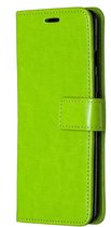 OnePlus 8 Hoesje - Mobigear - Wallet Serie - Kunstlederen Bookcase - Groen - Hoesje Geschikt Voor OnePlus 8
