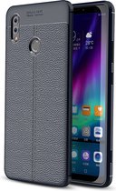 HONOR Note 10 Hoesje - Mobigear - Luxury Serie - TPU Backcover - Marineblauw - Hoesje Geschikt Voor HONOR Note 10