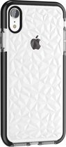 Apple iPhone XR Hoesje - Mobigear - Diamond Serie - Hard Kunststof Backcover - Zwart - Hoesje Geschikt Voor Apple iPhone XR