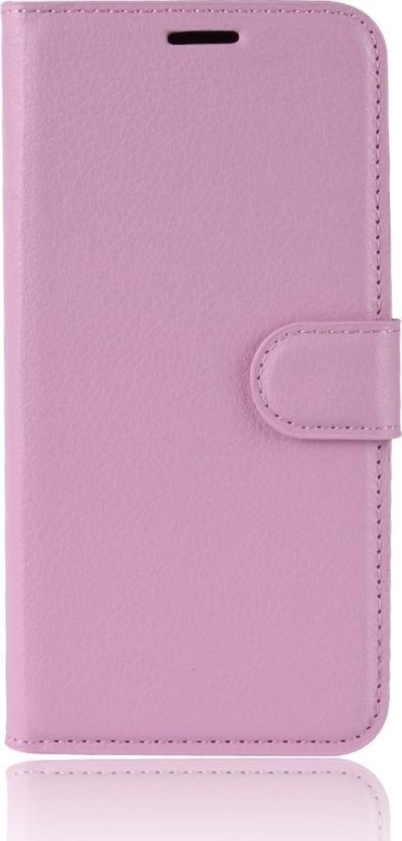 Mobigear Telefoonhoesje geschikt voor Nokia 2.3 Hoesje | Mobigear Classic Bookcase Portemonnee | Pasjeshouder voor 3 Pasjes | Telefoonhoesje voor Pinpas / OV Kaart / Rijbewijs - Roze