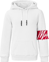Malelions Junior Captain Hoodie - White/Red