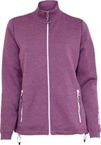 Ivanhoe Vest Flisan Dames Merinowol Paars Maat 40