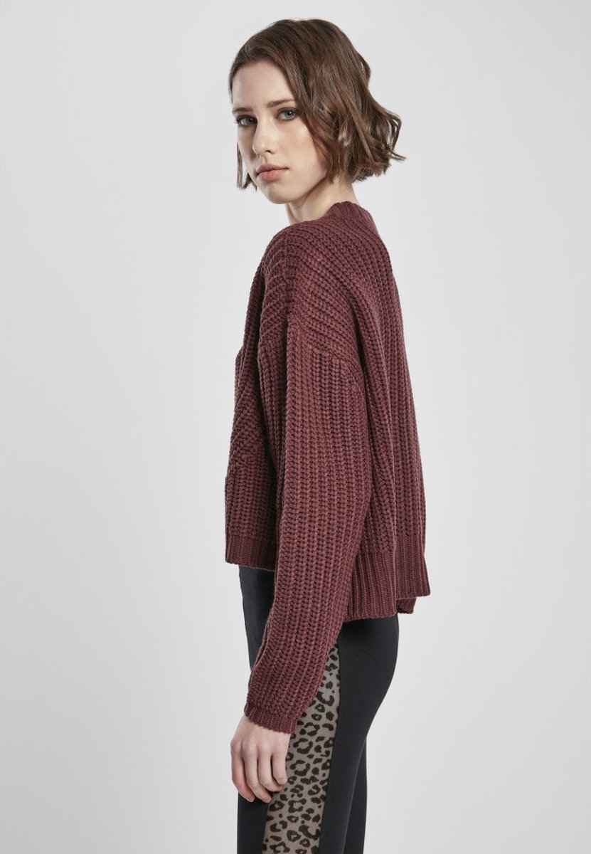 Urban Classics Wide Oversize Sweater/trui L Rood