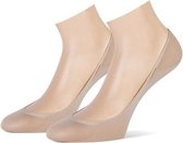 Teckel Ballerina Footies sokken 2 paar  - 34  - beige