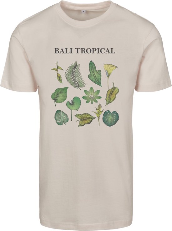 Urban Classics Dames Tshirt Bali Tropical Roze