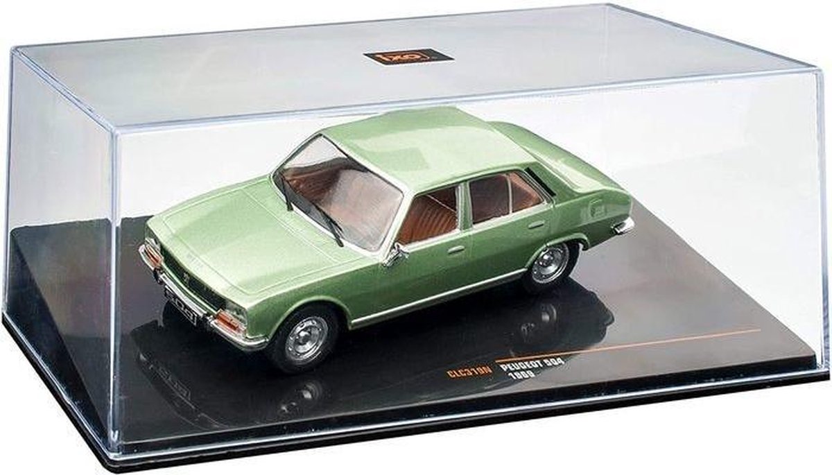 Peugeot 504 Del 1969 In Miniatura - Modellino IXO 1:43 Bianco Metallizzato Da Collezione