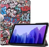FONU Smart Folio Hoes Samsung Tab A7 2020 10.4 inch - T500 / T505 - Graffiti