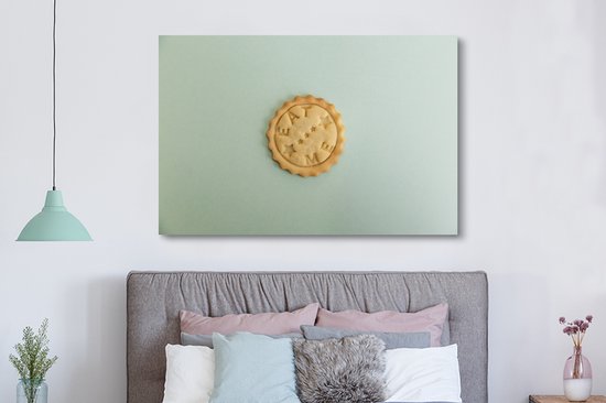 Cookie avec toile à message 2cm 180x120 cm - Tirage photo sur toile (Décoration murale salon / chambre) XXL / Groot format!