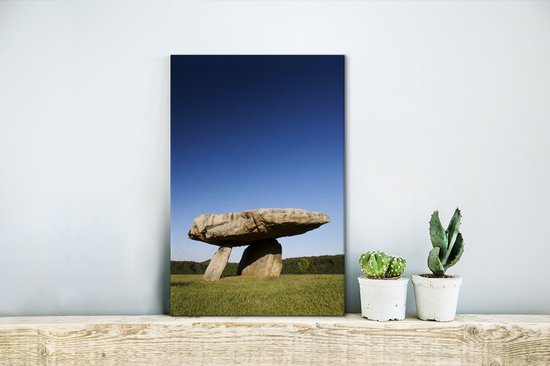 Un hunebed en Corée sur toile 20x30 cm - petit - Tirage photo sur toile (Décoration murale salon / chambre)