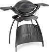 Weber Q 1400 elektrische barbecue met onderstel dark grey