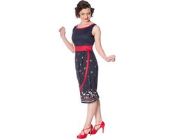 Dancing Days - CHRISTMAS COCKTAILS Kokerjurk - S - Blauw