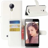 LEAGOO voor Z5 (MPH0366) Litchi Texture horizontale flip lederen tas met houder & kaartsleuven en portemonnee (wit)