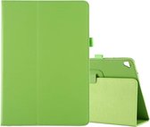 Voor iPad 10.2 / iPad 10.5 / iPad 10.2 2020 Litchi Texture Horizontale Flip Leren Case met Houder (Groen)