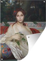 Tuinschilderij Albaydé - schilderij van Alexandre Cabanel - 60x80 cm - Tuinposter - Tuindoek - Buitenposter