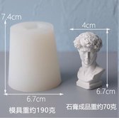 Silicone vorm voor Zeep of Kaarsen Romeinse Buste