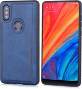 Voor Xiaomi Mi Mix 2S Diaobaolee schokbestendige PU + TPU beschermhoes (blauw)