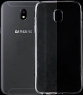 Let op type!! Voor Galaxy J3 (2017) / J330 (EU versie) 0 75 mm ultra-dunne transparante TPU beschermende Case(Transparent)