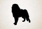 Silhouette hond - Slovak Cuvac - Slowaakse Cuvac - L - 85x75cm - Zwart - wanddecoratie