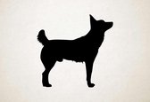 Silhouette hond - Tahltan Bear Dog - Tahltan Bear Hond - XS - 25x26cm - Zwart - wanddecoratie