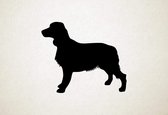 Silhouette hond - English Springer Spaniel - Engelse springerspaniël - M - 60x71cm - Zwart - wanddecoratie