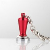 Creative Coffee Decorations Ornaments Powder Keychain (rood)