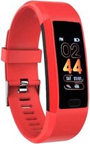 118plus 1,14 inch TFT-scherm Smart Bluetooth-armband, ondersteuning oproepherinnering / hartslagmeting / bloeddrukmeting / slaapmonitoring (rood)