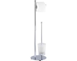 Wenko Toiletrolhouder Roma 19,5 X 75 Cm Staal Chroom 2-delig