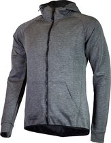 Rogelli Training Hoodie Met Rits - Heren - Grijs - Maat XL