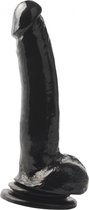 Pipedream Basix Rubber Works realistische dildo Dong With Suction Cup - Thick zwart - 9 inch