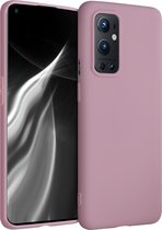 kwmobile telefoonhoesje voor OnePlus 9 Pro - Hoesje voor smartphone - Back cover in mat oudroze