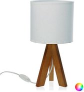 Bureaulamp Hout Keramisch