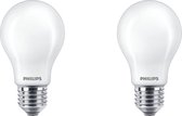 PHILIPS - LED Lamp - Set 2 Stuks - Classic LEDbulb 827 A60 - E27 Fitting - 7W - Warm Wit 2700K | Vervangt 60W - BSE