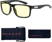 GUNNAR Gaming- en Computerbril - Intercept, Onyx Frame, Amber Tint - Blauw Licht Bril, Beeldschermbril, Blue Light Glasses, Leesbril, UV Filter