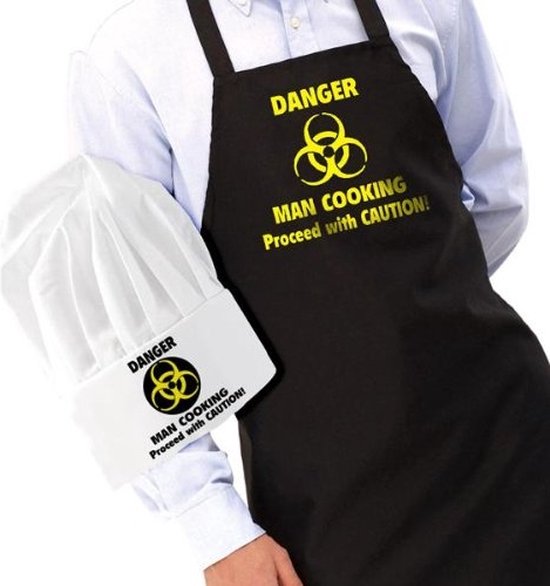 Gift House International Danger Man Cooking - Cuisine prise avec chapeau