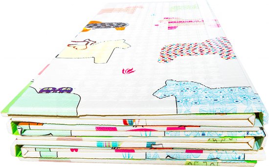 Mamabrum Baby Speelkleed Speelkleed, 200 X 180 X 1,0 Cm, Opvouwbare Schuimmat Kruipmat Waterdicht Draagbaar Geschikt Voor Kinderen Niet Giftig
