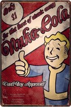 Retro Muur Decoratie uit Metaal Fallout Game Merch 15